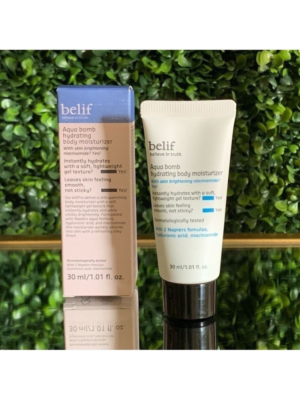 belif Aqua Bomb Hydrating Body Moisturizer | NEW | 30mL Hyaluronic Niacinamide